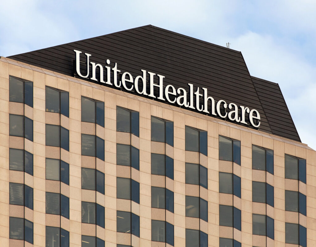 Hartford, Connecticut, USA - September 22, 2011: The UnitedHealthcare building in downtown Hartford on September 22, 2011. UnitedHealthcare is a division of UnitedHealth Group Incorporated.