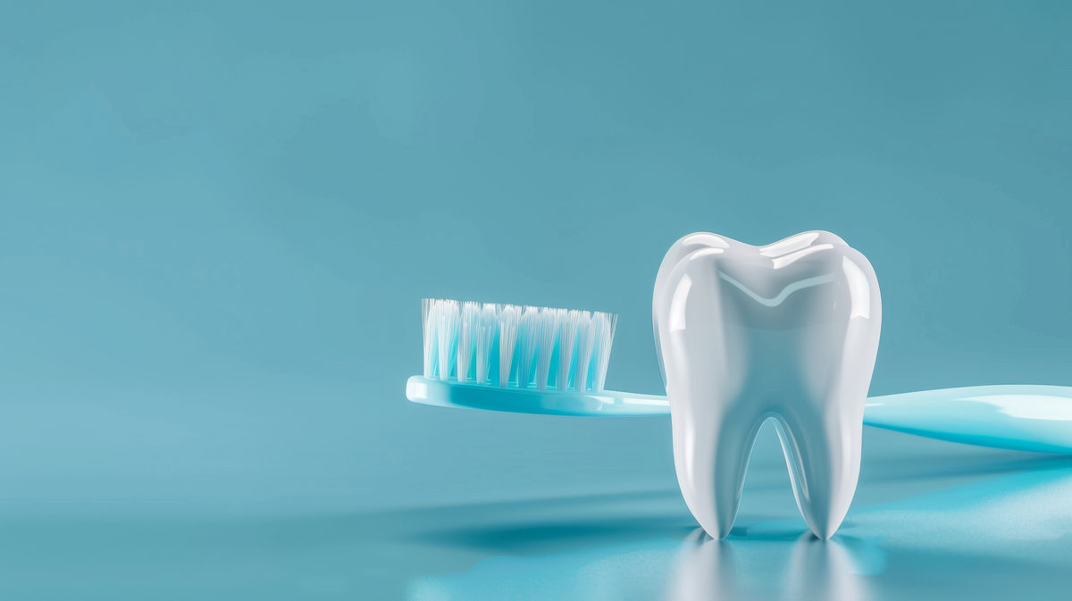 Brush and teeth for dental clean family routine activity